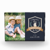 最高のAbuelito By Par |ゴルフのおじいちゃん フォトブロック (正面)