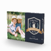 最高のAbuelito By Par |ゴルフのおじいちゃん フォトブロック (右)