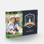 最高のAbuelito By Par |ゴルフのおじいちゃん フォトブロック (左)