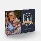 最高のAbuelo By Par |ゴルフのおじいちゃん フォトブロック (左)