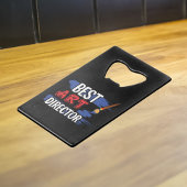 最高のArt Director - Film Crew Gift クレジットカード栓抜き