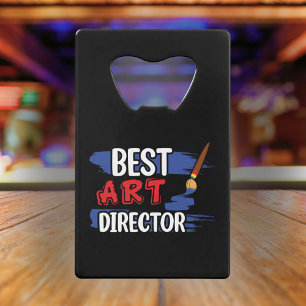 最高のArt Director - Film Crew Gift クレジットカード栓抜き