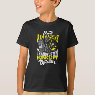 最高のATM機械運搬フォークリフトオペレーター - Tシャツ