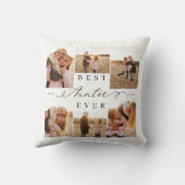 最高のAuntie Everエレガント Script Photo Collage クッション (裏面)