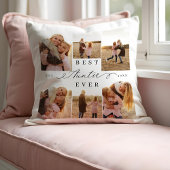 最高のAuntie Everエレガント Script Photo Collage クッション