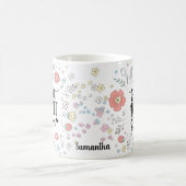 最高のAuntie Ever フローラスクリプト コーヒーマグカップ (中央)