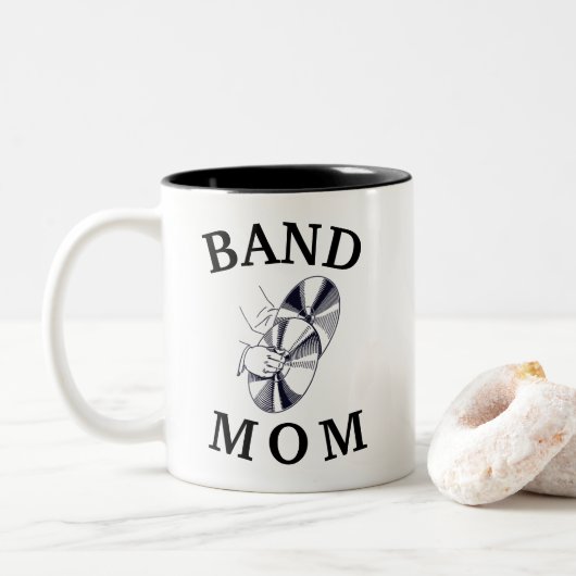 最高のBAND MOM」の登場！母の日 ツートーンマグカップ (ドーナツ)