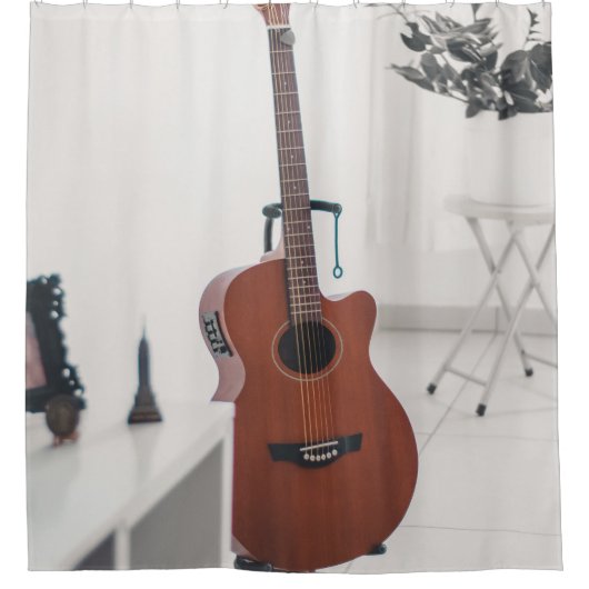 最高のBassist Gift シャワーカーテン (正面)