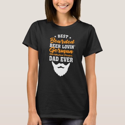 最高のBeer Lovinのドイツ語の金髪ポインタ Tシャツ (正面)