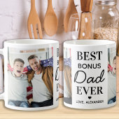 最高のBONUSパパカスタムEver 2 Photo Father's Day コーヒーマグカップ