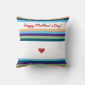 最高のBonus Mom Ever 2写真名スクリプトモダン クッション (裏面)