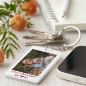 最高のBonus Mom Ever Mother's Day Photo Keepsake キーホルダー (正面右)
