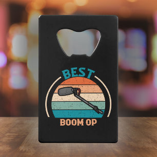 最高のBoom Op - Film Crew Gift クレジットカード栓抜き