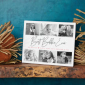 最高のBubbie Ever 6 Photo Collageスクリプモダント フォトプラーク (側面)