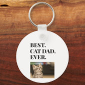 最高のCadパパEver Photo キーホルダー (正面)