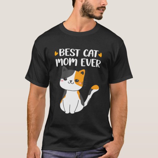 最高のCalico Cat Mom Calico子猫Mother For Cat Tシャツ (正面)