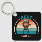 最高のCam Op -レトロスタイルキーチェーン キーホルダー (正面)