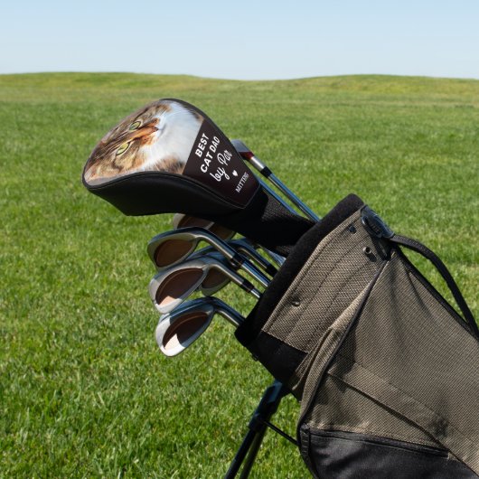 最高のCATパパバイパーカスタムPet写真パーソナライズされた ゴルフヘッドカバー (インサイチュ)