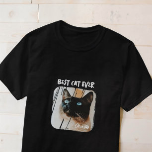 最高のCat Ever Petの写真グランジクールポー Tシャツ