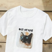 最高のCat Ever Petの写真グランジクールポー Tシャツ
