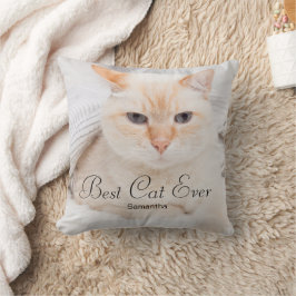 最高のCat Ever Photo Name クッション