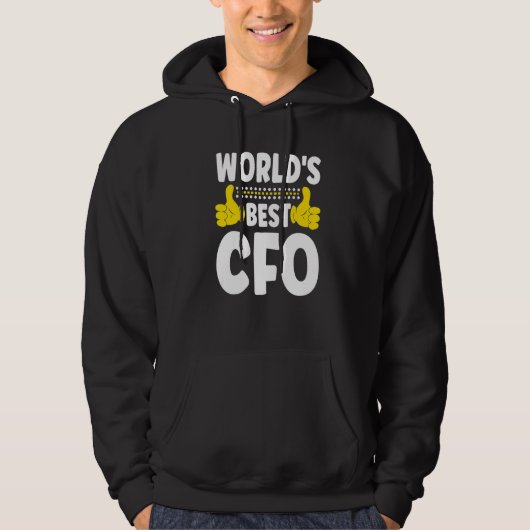 最高のCFO 職業CFO パーカ (正面)