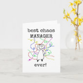 最高のChaos Manager、ボス評価カード カード (黄色い花)