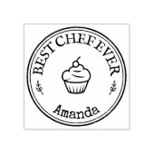 最高のChef ever – 自家製ロパーソナライズされたゴカスタム ラバースタンプ (インプリント)