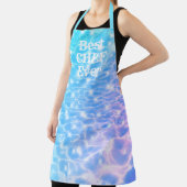 最高のChef Ever water ripples water texture モダン エプロン (インサイチュ)