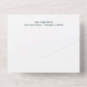 最高のChristmas Ever 4写真誕生発表 オールインワン招待状 (裏面)