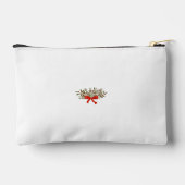 最高のChristmas Mom 5つ星レビューデザイン編集可能 アクセサリーポーチ (裏面)