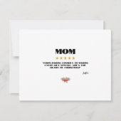 最高のChristmas Mom 5つ星レビューデザイン編集可能 シーズンカード (正面)