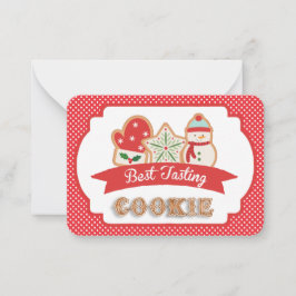 最高のCookie賞 ノートカード