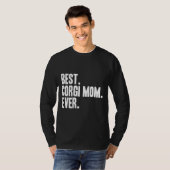 最高のCorgi Mom Everおもしろい Pet Dog Fitted Scoop Tシャツ (正面フル)