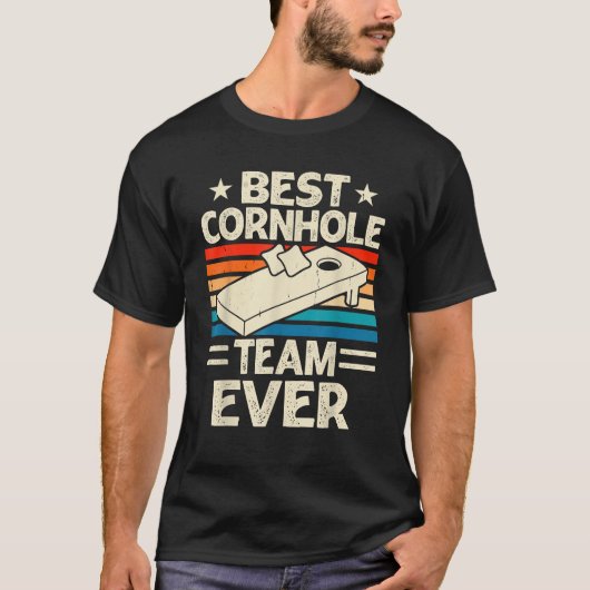 最高のCornholeチーム Tシャツ (正面)