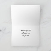 「最高のDaddy」写真「Father's Day」カード カード (内部)