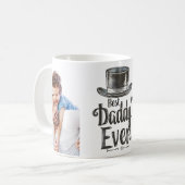 最高のDaddy Everカスタム - Kidsからの贈り物 コーヒーマグカップ (正面左)