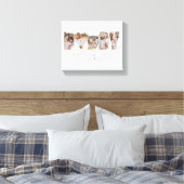 最高のDaddy Everモダン Photo Collage Father's Day キャンバスプリント (インサイチュ (寝室))