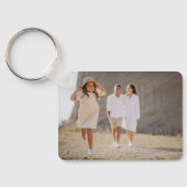 最高のDaddy Everモダン Photo Collage Father's Day キーホルダー (裏面)