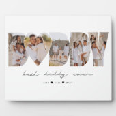 最高のDaddy Everモダン Photo Collage Father's Day フォトプラーク (正面)