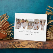 最高のDaddy Everモダン Photo Collage Father's Day フォトプラーク (側面)