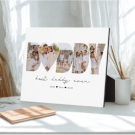 最高のDaddy Everモダン Photo Collage Father's Day フォトプラーク