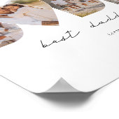 最高のDaddy Everモダン Photo Collage Father's Day ポスター (角)