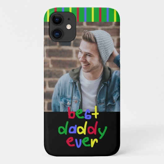 最高のDaddy Ever写真パーソナライズされた Case-Mate iPhoneケース (裏面)