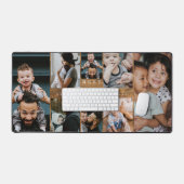最高のDaddy Ever素朴 Woodgrain Photo Collage デスクマット (キーボード&マウス)