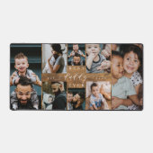 最高のDaddy Ever素朴 Woodgrain Photo Collage デスクマット (正面)
