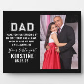 「最高のDaddy Ever」の写真コラージュ フォトプラーク (正面)