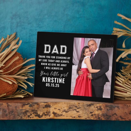 「最高のDaddy Ever」の写真コラージュ フォトプラーク (側面)