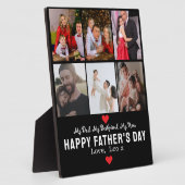 「最高のDaddy Ever」の写真コラージュ フォトプラーク (側面)