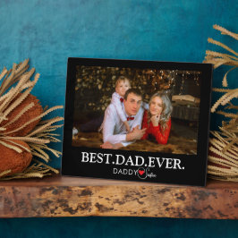 「最高のDaddy Ever」の写真コラージュ フォトプラーク